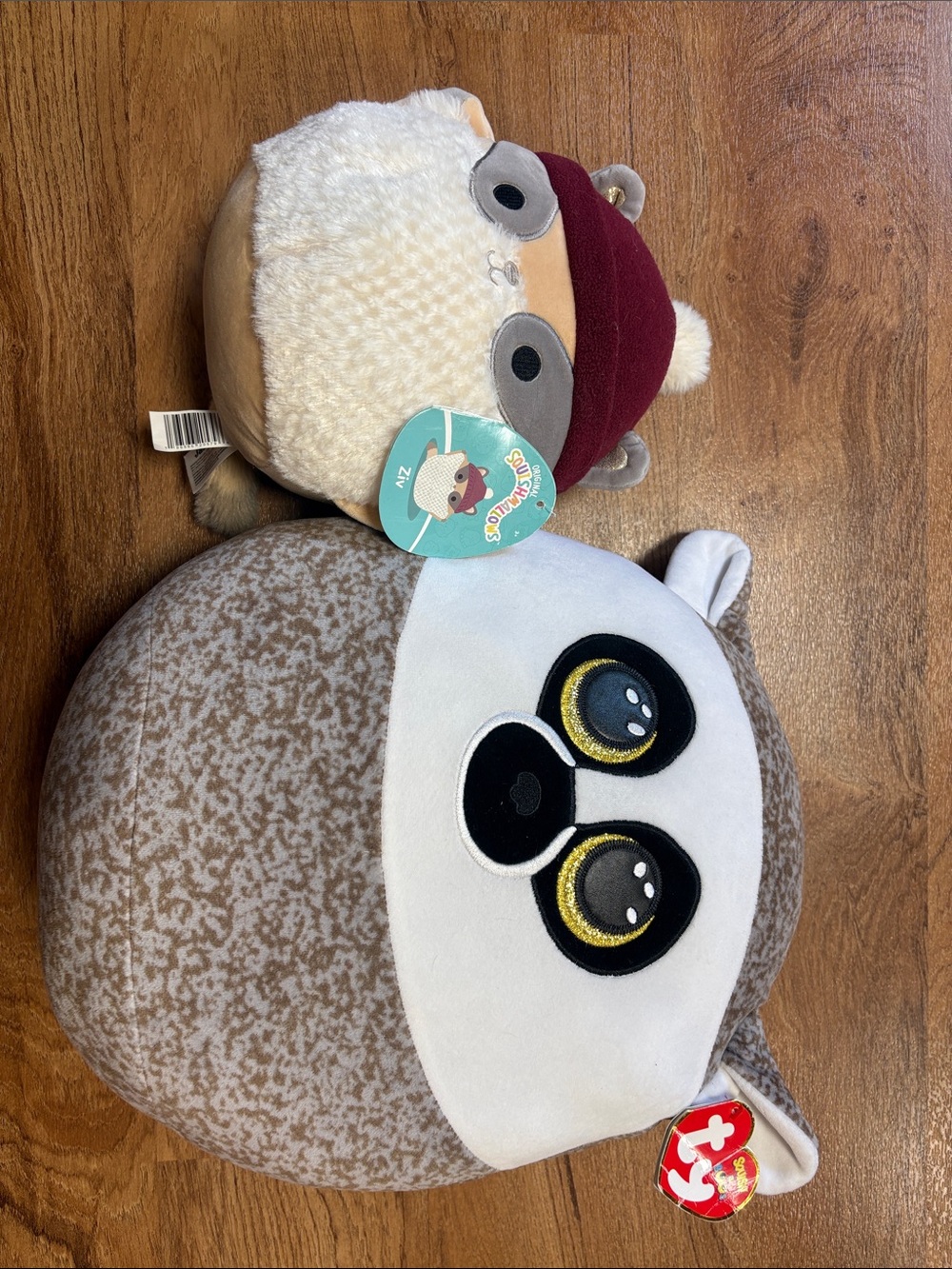 Ty Squish Sloth - Squishmallows Squirrel